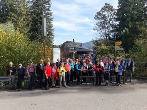 40 Senioren machten sich von Niederstaufen aus auf den Weg nach Lochau. Seniorenbund