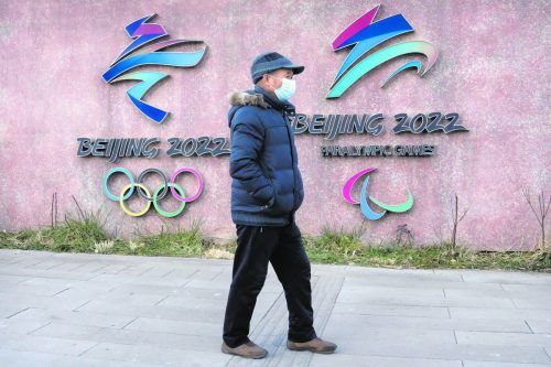 Auch die olympischen Spiele im Februar werden unter den Zeichen Coronas stehen. AP