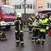 Bei Brand schwer verletzt