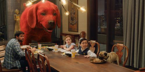 Die filmische Adaption geht zurück auf die US-amerikanischen Kinderbücher „Clifford the Big Red Dog“.  AP