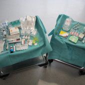 Hoch dosiert ist der tägliche Medikamentencocktail für Covid-Intensivpatienten. »A2