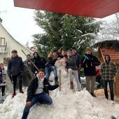 Schneefrau an der LBS1