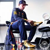 Verstappen im Test mit goldener Note
