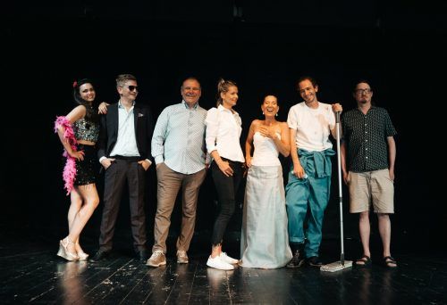 Heidi Michelon mit ihrem Team, das mit einer Band aus Holland nun noch größer wurde.  michelon
