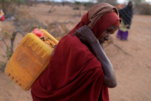 In Teilen Somalias, Äthiopiens und Kenias warten die Menschen sehnsüchtig auf Regen.  AFP