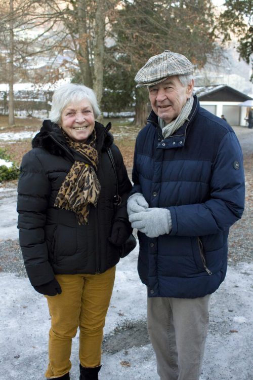 Inge Gengenbach und Helmut Gerster im Gespräch.