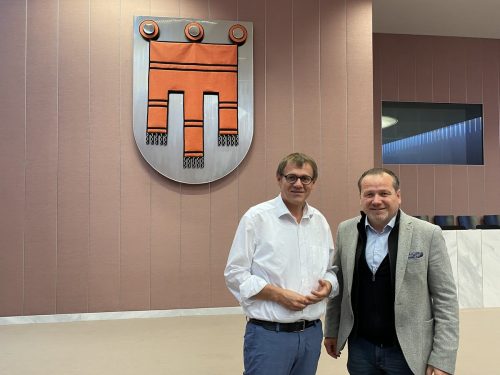 LAbg. Christoph Thoma und LAbg. Harald Witwer entwickeln zusammen den aktuellen Kulturstrategieprozess im Walgau. Thoma