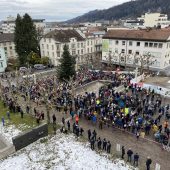 „Generalstreik“ der Impfunwilligen vor dem Landhaus