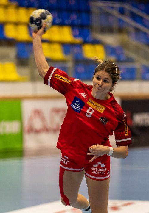 Patricia Kovacs überzeugte beim Kantersieg gegen China als Spielmacherin und Vollstreckerin. Erfolgreichste Werferin war Katarina Pandza mit neun Toren. GEPA