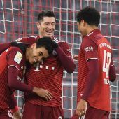Lewandwoski-Rekord versüßt Bayern das Fest