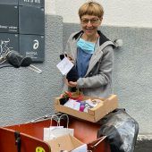 Spendensocken für Flüchtlinge