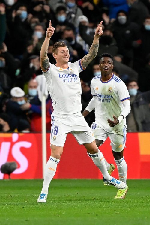 Toni Kroos schoss die Königlichen gegen Inter in Führung. afp