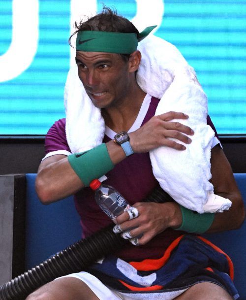 13 Jahre nach dem bisher einzigen Melbourne-Triumph trennen Rafael Nadal nur zwei Siege von der nächsten Siegertrophäe bei den Australian Open. Reuters