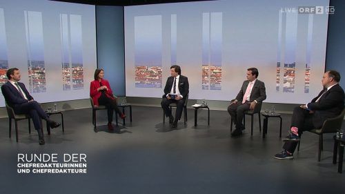 Chefredakteure von vier Zeitungen diskutierten im ORF die Folgen der Pandemie und die politischen Umbrüche. VN