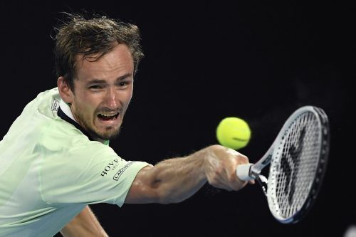 Daniiel Medwedew musste sich im Viertelfinale mächtig strecken. REuters