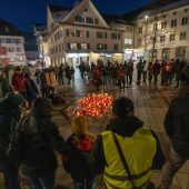 Lichtermeer für ­Zusammenhalt