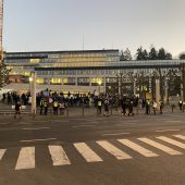 Protest mit wenig Andrang
