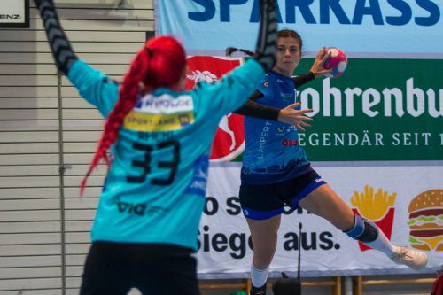 Lara Hanslik besorgte den verdienten 29:29-Ausgleich für Feldkirch. Steurer