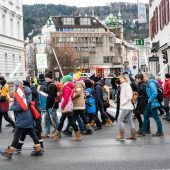 Polizeioffizier moderierte Corona-Demo