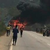 Mindestens 17 Tote bei Lkw-Explosion