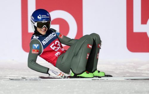 Die Dornbirnerin Eva Pinkelnig lieferte im Mixed-Bewerb eine mehr als tadelose Generalprobe für die Olympischen Spiele ab. gepa