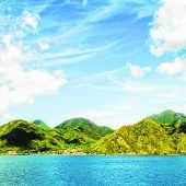 Antilleninsel zwischen Guadeloupe und Martinique