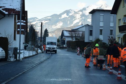 Ende Jänner werden die Sanierungsarbeiten in der Klarenbrunnstraße fortgesetzt. Während der Bauarbeiten ist der Straßenabschnitt für den Verkehr gesperrt. Stadt Bludenz