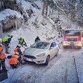 Auto im Graben