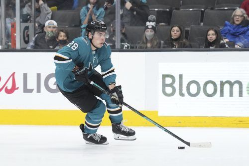 Fünferpack gegen Los Angeles: San-Jose-Stürmer Timo Meier zeigt sich in Torlaune.  ap