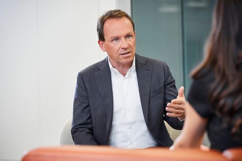 Hilti-CEO Christoph Loos: „Erfreuliche Entwicklung.“ FA