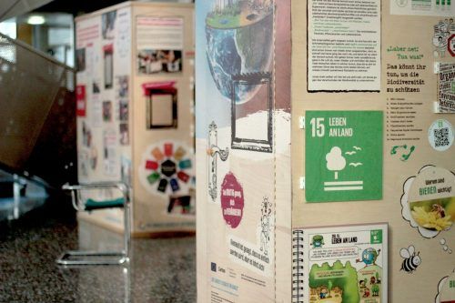 Die Nachhaltigkeitsziele der UNO als interaktive Ausstellung.