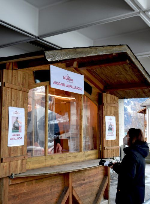 In diesem Jahr findet die Abfallsackausgabe vor dem Rathaus Bludenz statt. Stadt Bludenz