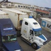 Hier werden Container überwacht