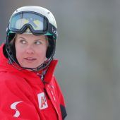 Magdalena Egger im Slalom Achte