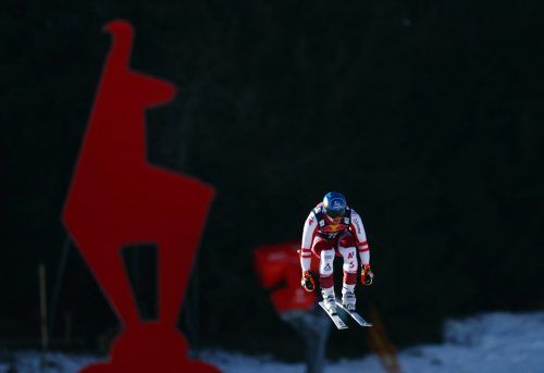 Matthias Mayer konnte sich für die neue Linie auf der Streif noch nicht begeistern. REUTERS