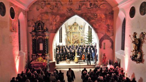Mit zahlreichen Uraufführungen begeisterte der Männerchor Götzis in der Alten Kirche.  Männerchor Götzis