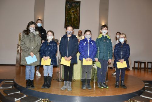 Nicht nur die neuen Ministranten der Pfarre Altach wurden begrüßt, sondern auch die fleißigsten ausgezeichnet. Pfarre Altach
