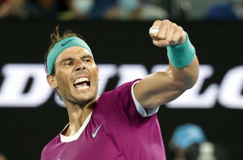 Rafael Nadal zeigte gegen Chatschanow das wohl beste Match seit seinem Comeback. reuters