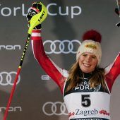 Für Platz drei zündete Katharina Liensberger den Turbo. »C3