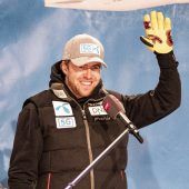 Kilde ist glücklich, Skifahren zu können