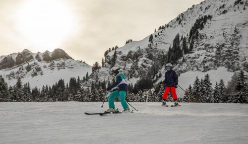 Alsbald sollte dem Skivergnügen auch auf schulischer Ebene und ohne Maske nicht  mehr allzu viel im Wege stehen. v n/paulitsch