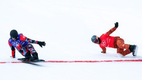 Am Ende waren es 20 cm und ein Zielfoto, das den Olympiasieg von Alessandro Hämmerle nach dem Duell mit dem Kanadier Eliot Grondin bestätigte. gepa, Hartinger/2