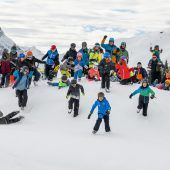 Jugend ging auf die Piste