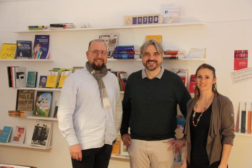 Auditor Wolfgang Gliebe (Quality Austria), PINA-Geschäftführer Martin Fellacher und Christina Schertler von quintmanagement.  PINA