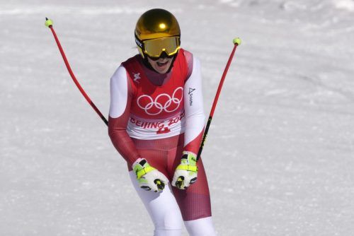 Christine Scheyer war nach der zweiten Trainingsfahrt schnell klar, dass es für einen Startplatz in der Abfahrt nicht gereicht hatte. ap