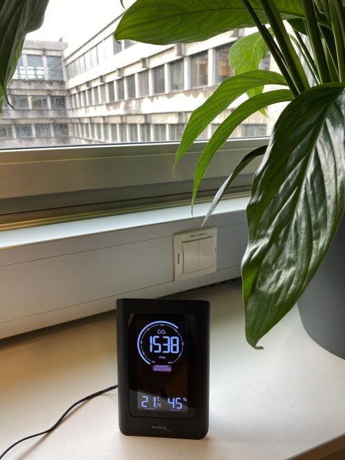 CO2-Messgerät zur Kontrolle des Sauerstoffgehalts. GYS