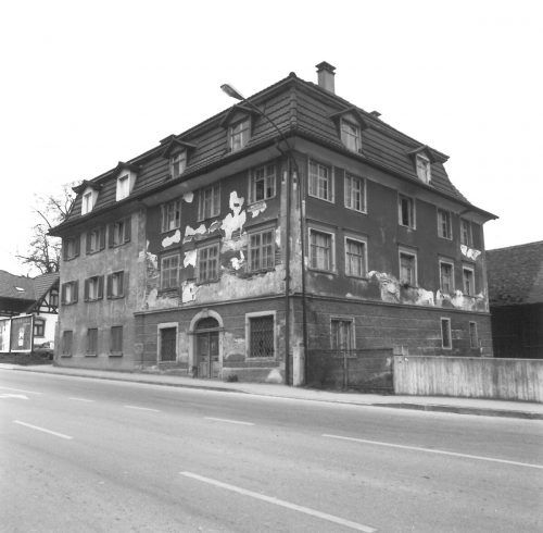Das Bernheimer-Haus, Radetzkystraße 5 und 7, vor dem Brand im Sommer 1992. Horst Jäger