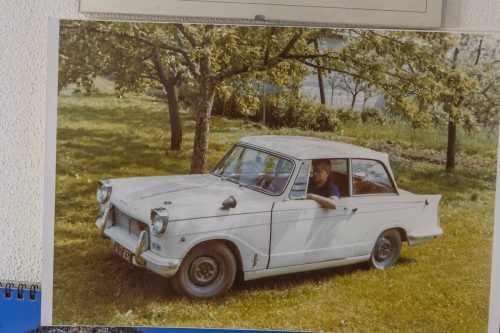Das erste Auto mit 19, ein gebrauchter Triumph Herald.