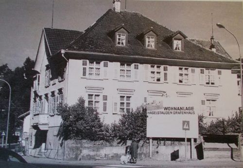 Das Grafenhaus wurde 1974 abgerissen zugunsten von Wohnungen und Geschäften. Stadtarchiv (2)