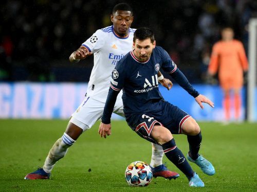 David Alaba (l.) zeigte eine solide Leistung, unter anderem gegen Lionel Messi. AFP